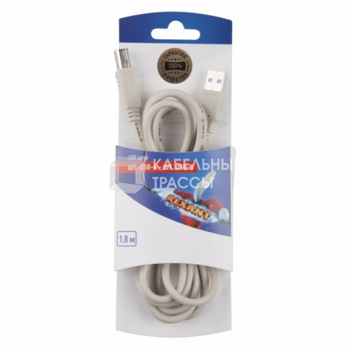 Шнур шт. USB-А - шт. USB-B 1.8M | 06-3150 | REXANT