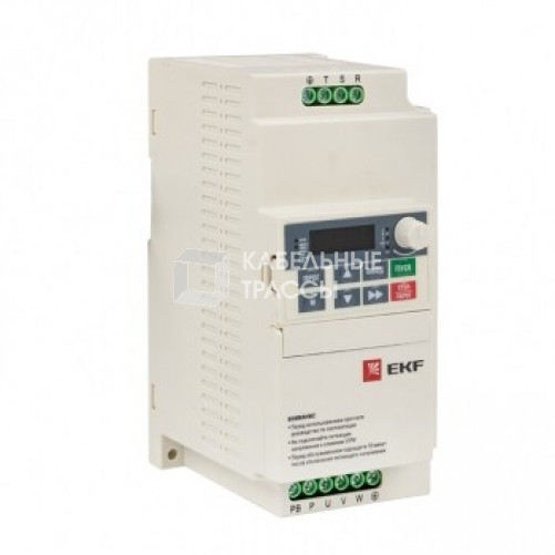 Преобразователь частоты 5,5 кВт 3х400В VECTOR-80 EKF Basic | VT80-5R5-3B | EKF