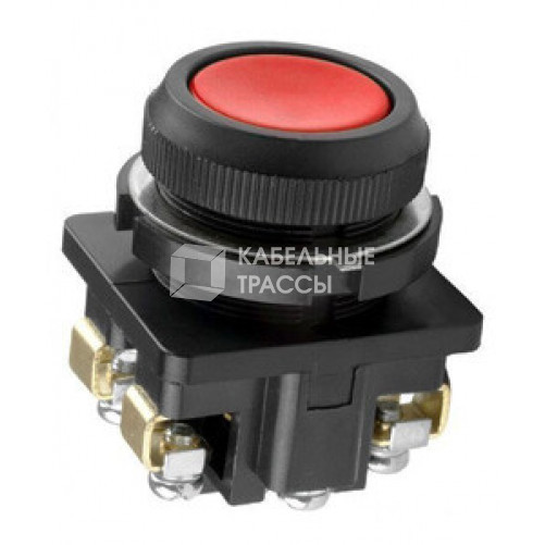 КЕ-011 У3 исп.3, красный, 2р, цилиндр, IP40, 10А ,660В, выключатель кнопочный (ЭТ) | ET511660 | Электротехник