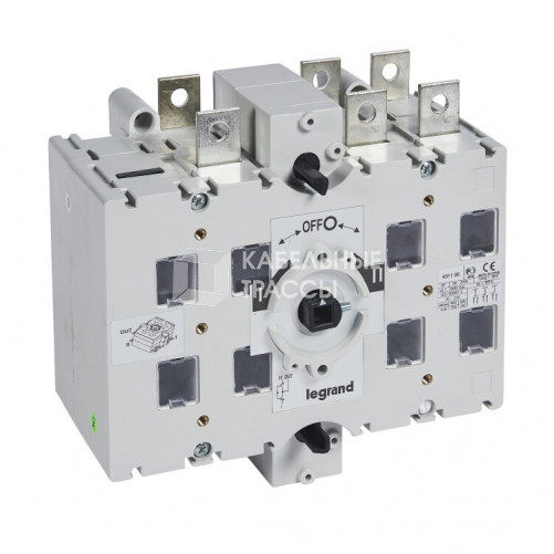 Перекидной выключатель-разъединитель DCX-M - 250 А - типоразмер 3 - 3П - винтовые зажимы | 431106 | Legrand