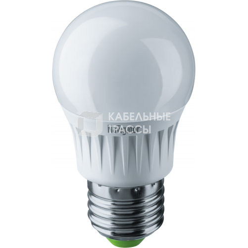 Лампа светодиодная LED 7Вт Е27 230В 4000К NLL-G45-7-230-4K-E27 шарик матовый | 94469 | Navigator