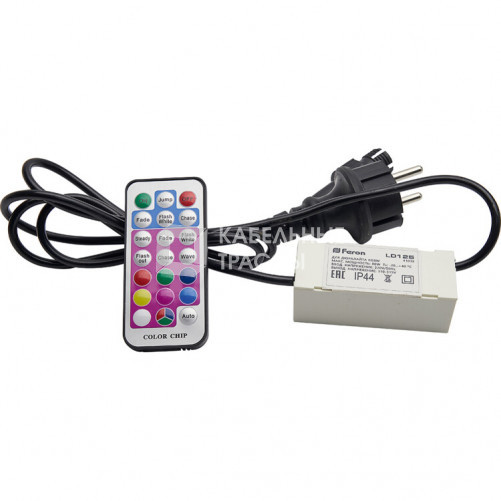 Контроллер 10-50м 2W для дюралайта LED-R2W RGB со светодиодами (шнур 1м) | 41032 | Feron