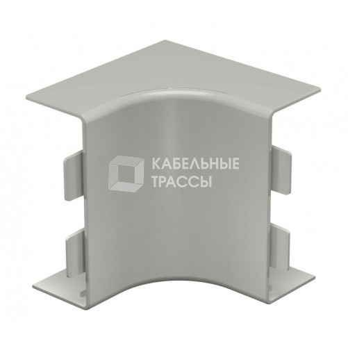 Крышка внутреннего угла кабельного канала WDK 40x110 мм (ПВХ,серый) (WDK HI40110GR) | 6021727 | OBO Bettermann