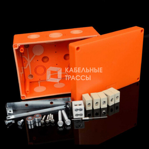 Коробка огнестойкая Е90, 176х126х87, IP66, со сдвоенным керамическим клеммником 5x1,5-6 мм2 KSK 175 (PO10P) | KSK 175_PO10P | Kopos