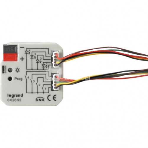 KNX. Интерфейс сухих контактов 4-канальный.Для установки в монтажную коробку. | 002692 | Legrand