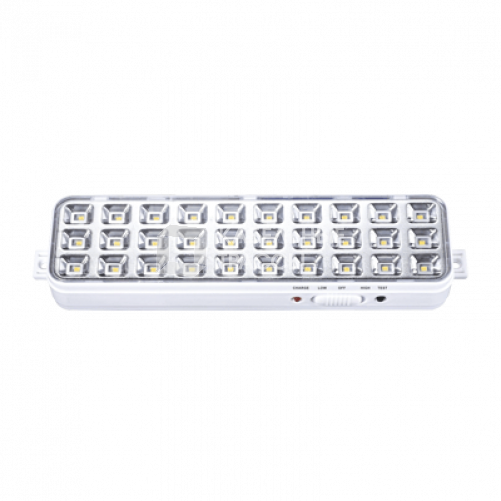 Светильник светодиодный аварийный СБА 1098-30AC/DC 30 LED 1.2Ah lithium battery AC/DC | 4690612029498 | IN HOME