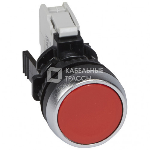 Кнопка с потайным толкателем - Osmoz - в сборе - IP 66 - красный | 023701 | Legrand