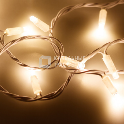 Светодиодная гирлянда ARD-STRING-CLASSIC-10000-WHITE-100LED-STD WARM (230V, 7W) | 025809 | Arlight