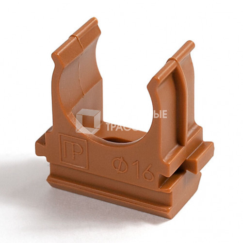 Крепёж-клипса для труб АБС-пластик бук д20 (100шт/1500шт уп/кор) | PR13.0046 | Промрукав