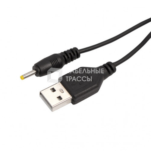Кабель USB штекер - DC разьем питание 0,7х2,5 мм, длина 1 метр | 18-1155 | REXANT