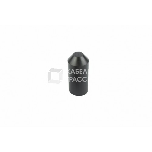 Термоусаживаемый колпак, (капа) 16,0/8,5 мм черный | 48-1016 | REXANT