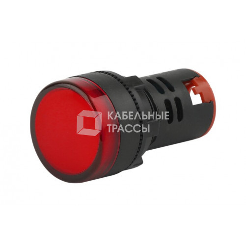 Лампа AD22DS(LED)матрица d22мм красный 12В AC/DC (10/1000/12000) | Б0045603 | ЭРА