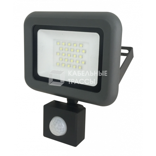 Прожектор светодиодный СДО PFL- C- 50w new Sensor 6500K IP54 (с рамкой) | 5013803 | Jazzway