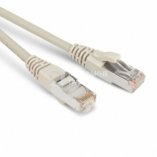 Патч-корд PC-LPM-STP-RJ45-RJ45-C5e-10M-LSZH-GY F/UTP, экранированный, Cat.5e, LSZH, 10 м, серый | 42344 | Hyperline