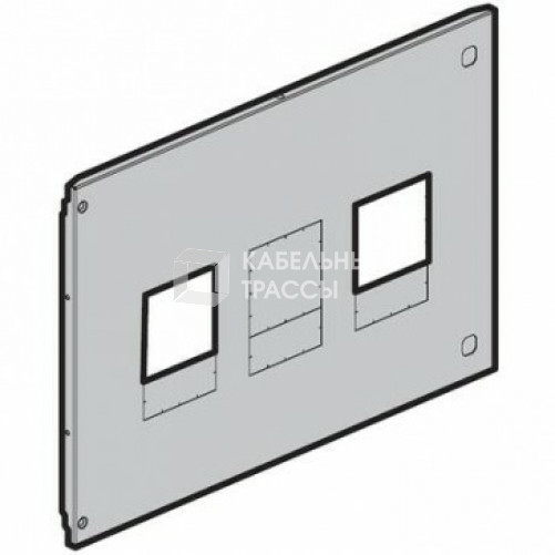 Металлическая лицевая панель XL? 4000 - для 1-2 вставных DPX? 630 - вертикальная - петли и замки | 021064 | Legrand