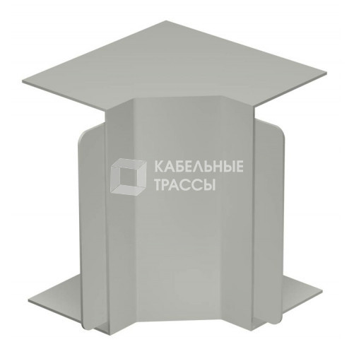 Крышка внутреннего угла кабельного канала WDK 80x170 мм (ПВХ,серый) (WDK HI80170GR) | 6024467 | OBO Bettermann