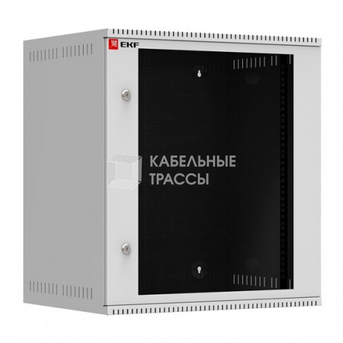 Шкаф телекоммуникационный настенный 12U (600х450) дверь стекло, Astra A серия EKF Basic | ITB12G450 | EKF