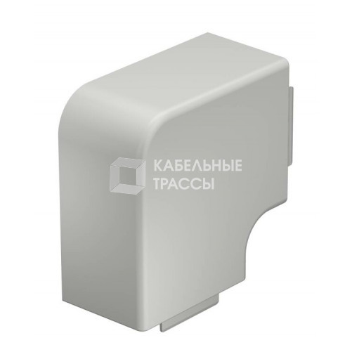 Крышка плоского угла кабельного канала WDK 60x90 мм (ПВХ,светло-серый) (WDK HF60090LGR) | 6183417 | OBO Bettermann