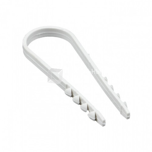 Дюбель-хомут для круглого кабеля (19-25мм) белый (50шт.) PROxima | plc-ncs50-19x25w | EKF
