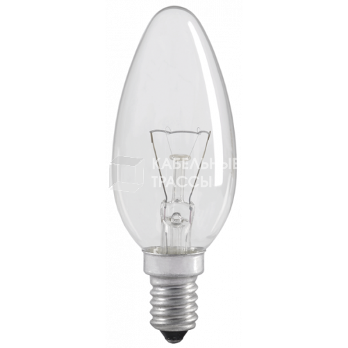 Лампа накаливания C35 свеча прозр. 40Вт E14 | LN-C35-40-E14-CL | IEK