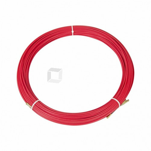 Протяжка кабельная (мини УЗК в бухте), стеклопруток, d=3,5 мм 100 м красная | 47-1100 | SDS