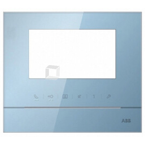 Рамка для абонентского устройства 4,3, голубой глянцевый | 52311FC-L | ABB