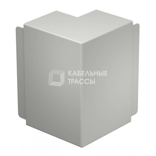 Крышка внешнего угла кабельного канала WDK 100x230 мм (ПВХ,светло-серый) (WDK HA100230LGR) | 6182763 | OBO Bettermann