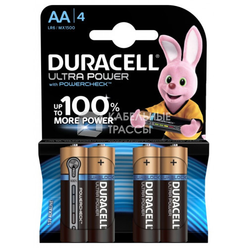Батарейки Duracell LR6-4BL Ultra | Б0038761 | Duracell