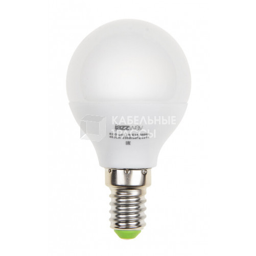 Лампа светодиодная LED 5Вт E14 220В 4000К PLED- ECO-G45 шар | 1036926A | Jazzway