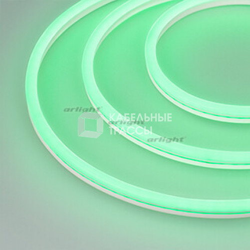 Гибкий неон GALAXY-1608-5000CFS-2835-100 12V Green (16x8mm, 12W, IP67) (arlight, 12 Вт/м, IP67) | 029368 | Arlight