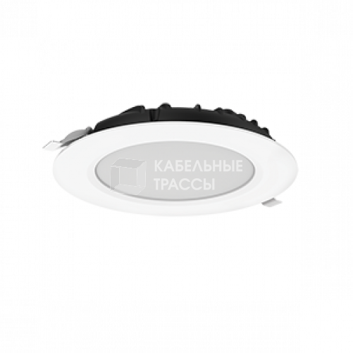 Cветильник светодиодный DL-SLIM круглый встраиваемый 222*38мм 30W 6500K IP44 монтажный диаметр 195 мм | V1-R0-00548-10000-4403065 | VARTON