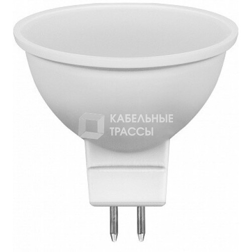 Лампа светодиодная LB-26 (7W) 230V G5.3 2700K MR16 матовая | 25235 | FERON