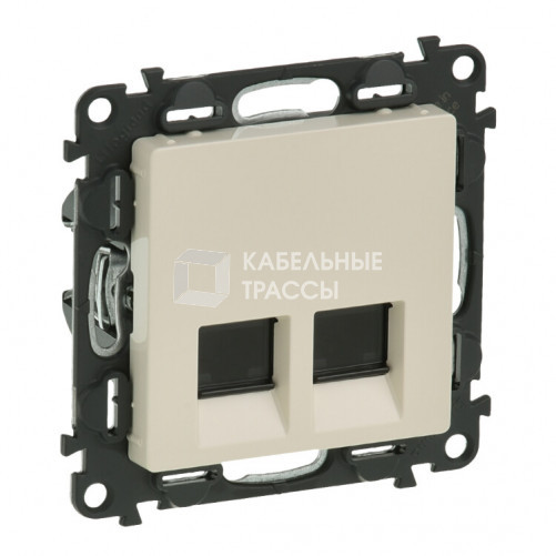 Valena LIFE DIY Сл.кость Розетка комп(RJ45) 2-ая 6 кат UTP | 753543 | Legrand