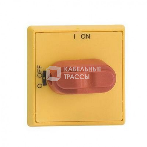 Ручка управления OHYS2AJ1E-RUH (желто-красная) для упр. через дверь рубильниками типа OT16..125F|1SCA108302R1001| ABB
