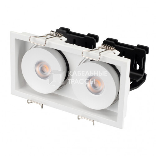 Светильник CL-SIMPLE-S148x80-2x9W Day4000 (WH, 45 deg) | 028150 | Arlight