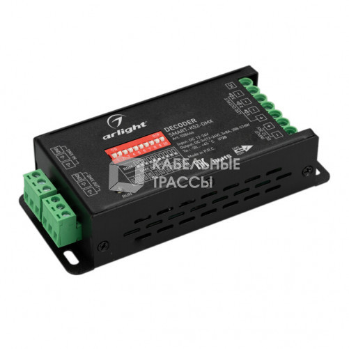 Декодер SMART-K52-DMX (12-24V, 3x8A) | 028446 | Arlight