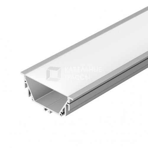 Профиль с экраном ALU-POWER-RW80F-2000 ANOD+FROST | 016472 | Arlight