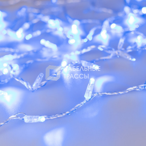 Светодиодная гирлянда ARD-STRING-CLASSIC-1000-CLEAR-100LED-PULSE Blue (230V, 7W) (Ardecoled, IP65) | 031641 | Arlight