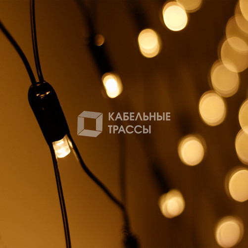 Светодиодная гирлянда ARD-NETLIGHT-CLASSIC-2500x2500-BLACK-432LED Warm (230V, 26W) | 024692 | Arlight