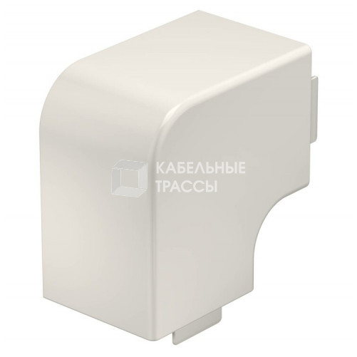 Крышка плоского угла кабельного канала WDK 60x60 мм (ПВХ,кремовый) (WDK HF60060CW) | 6161502 | OBO Bettermann