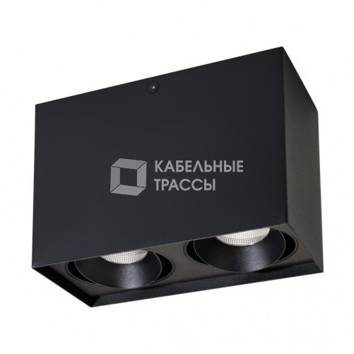 Светильник SP-CUBUS-S100x200BK-2x11W Warm White 40deg (Arlight, IP20 Металл, 3 года) | 023085(1) | Arlight