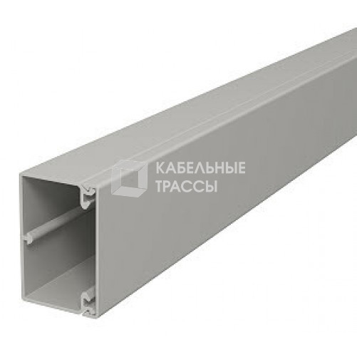 Кабель-канал WDK с крышкой 40x60x2000 мм (высота борта 40 мм, крышка 60 мм) ПВХ коричневый | 6025617 | OBO Bettermann