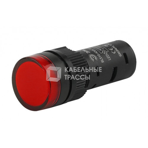 Лампа AD16DS(LED)матрица d16мм красный 230В AC (20/1000/40000) | Б0045616 | ЭРА