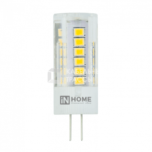 Лампа светодиодная LED-JC-VC 3Вт 12В G4 6500К 260Лм | 4690612019802 | IN HOME