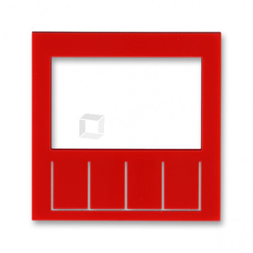ABB Levit Красный / дымчатый чёрный Сменная панель на накладку терморегулятора / таймера Красный | ND3292H-A11 65 | 2CHH910011A8065 | ABB