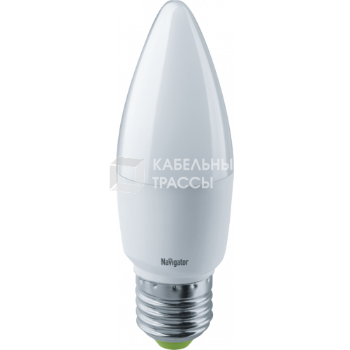Лампа светодиодная LED 8,5Вт Е27 230В 4000К NLL-C37-8.5-230-4K-E27-FR свеча матовая | 61328 | Navigator