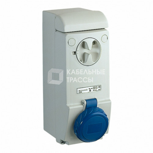 НАСТЕН РОЗ 63A 2PE 200-250V IP65 | PKB63P523 | Schneider Electric