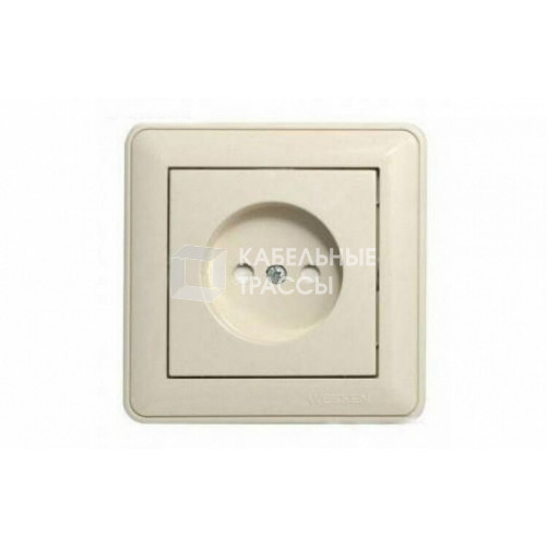 Wessen 59 Сл. кость Розетка с/з с защитными шторками (в сборе) | RS16-152-28 | SE