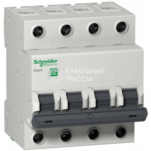 Выключатель автоматический четырехполюсный EASY 9 20А C 4,5кА | EZ9F34420 | Schneider Electric