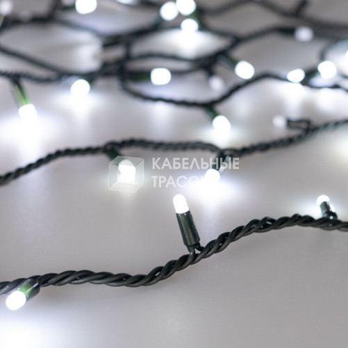 Светодиодная гирлянда ARD-STRING-PRO-1000-GREEN-100LED-MILK-PULSE White (230V, 7W) (Ardecoled, IP65) | 031664 | Arlight